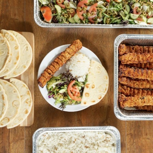 Adana Kebab Plate (Serves 5).