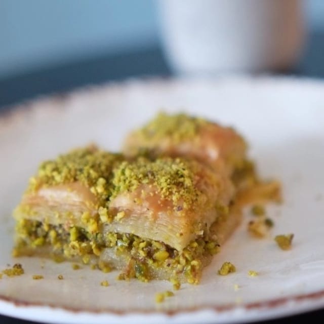 Pistachio Baklava.