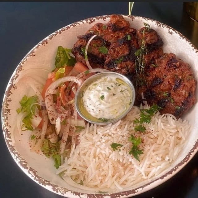 Vegan Kofte Plate.
