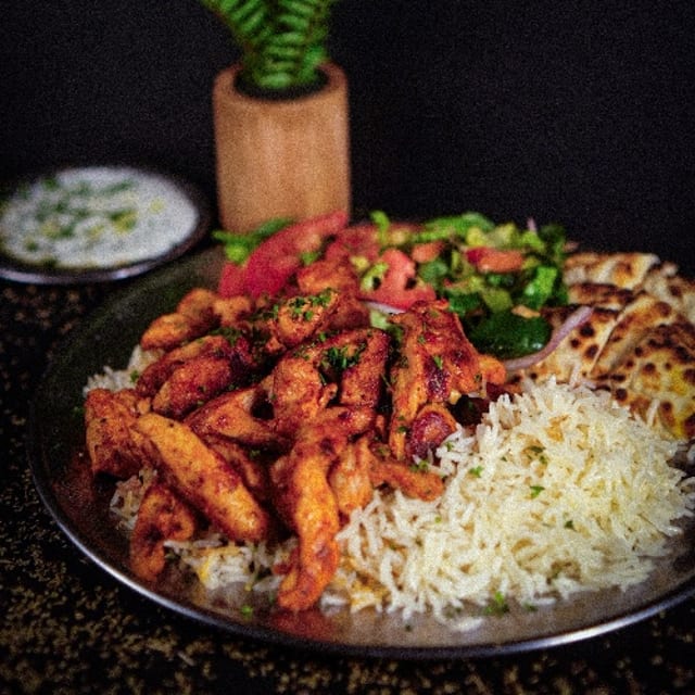 Chicken Shawarma Plate.