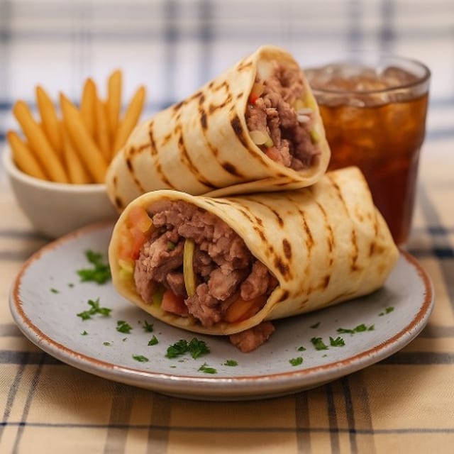 Adana Kebab Wrap Basket.