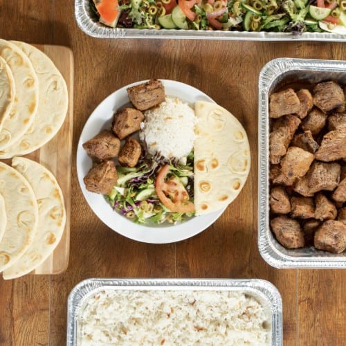 Beef Kebab Plate (Serves 5).